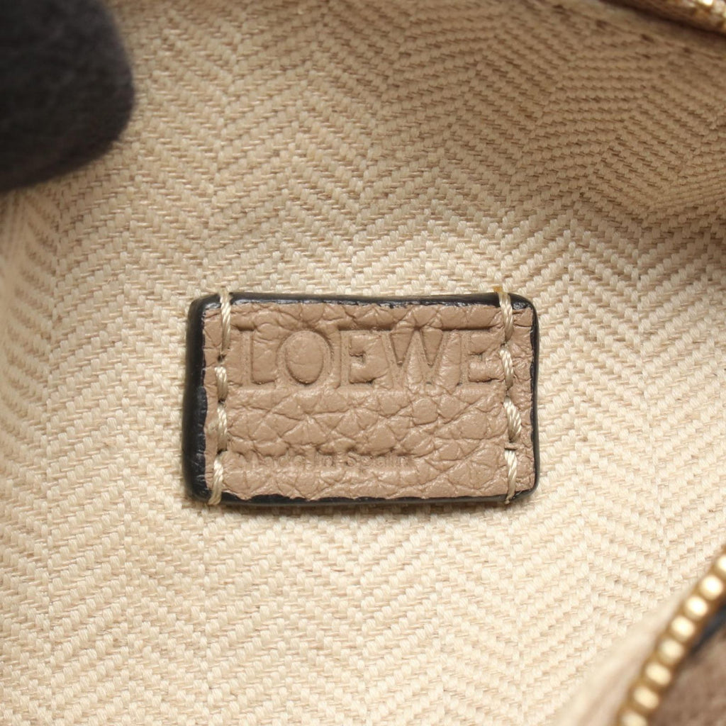 Loewe Handbag Puzzle Bag Mini 2-Way Greige Leather — view 4