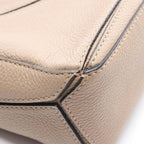 Loewe Handbag Puzzle Bag Mini 2-Way Greige Leather — view 6