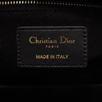 Dior Handbag Lady Dior Medium Cannage 2-Way Black Leather Tote — view 4