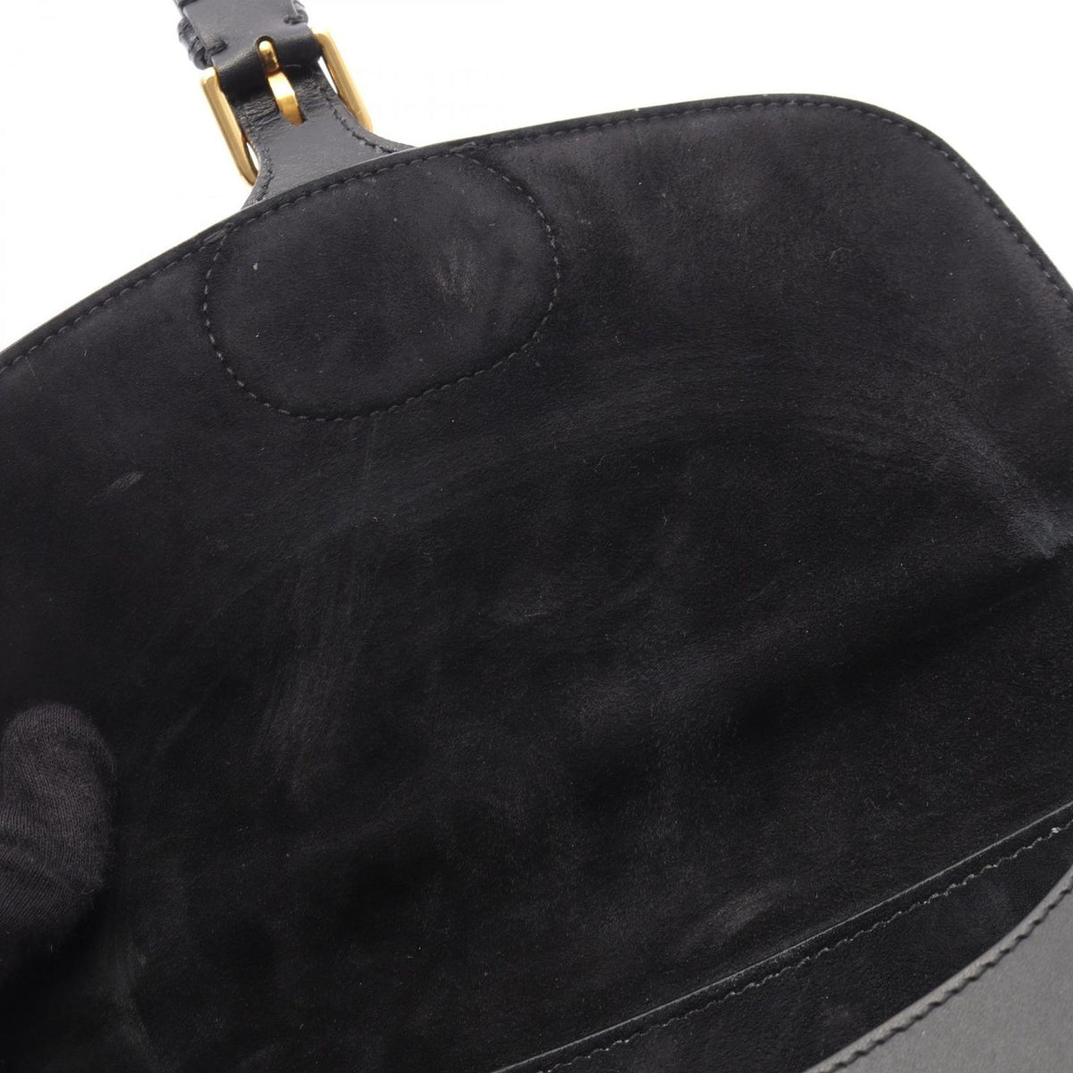 Dior Shoulder Bag Bobby Medium Black Leather — view 6