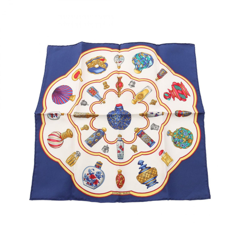Hermes Scarf Petit Carre 45 Qu'importe le Flacon Silk