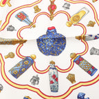 Hermes Scarf Petit Carre 45 Qu'importe le Flacon Silk — view 5