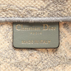 Dior Tote Book Medium Toile de Jouy Gray White Canvas — view 4