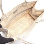 Dior Tote Book Medium Toile de Jouy Gray White Canvas — view 3