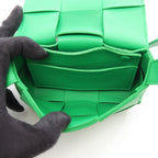 Bottega Veneta Shoulder Bag Candy Cassette Green Leather — view 3