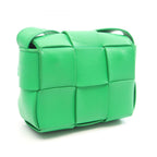 Bottega Veneta Shoulder Bag Candy Cassette Green Leather — view 2