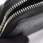 Gucci Round Wallet Imprint Black Leather GG Emblem — view 8