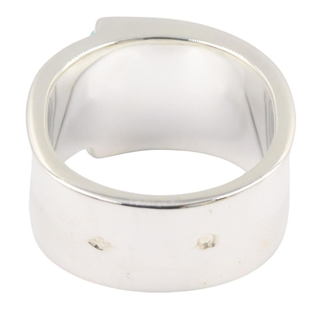 Hermes Ring Candy Blue 925 Sterling Silver — view 3