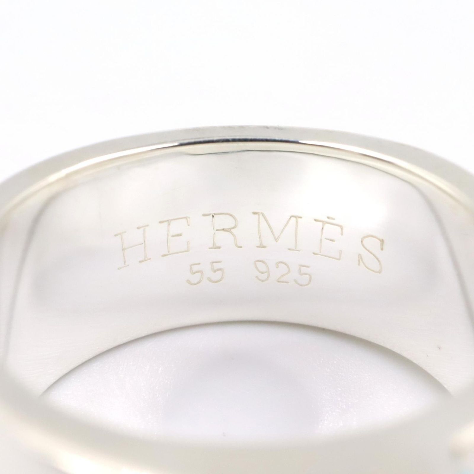 Hermes Ring Candy Blue 925 Sterling Silver — view 4