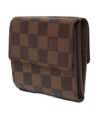Louis Vuitton Bifold Wallet Snap Portefeuille Elise Damier Enube — view 3