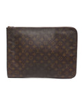 Louis Vuitton Clutch Document Case Poche Monogram