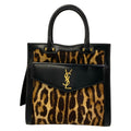 Saint Laurent Paris Handbag Uptown Small Black Beige Dark Brown Embossed Leather