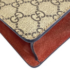 Gucci Shoulder Bag Dionysus GG Blooms Beige Ebony Multi Chain — view 6