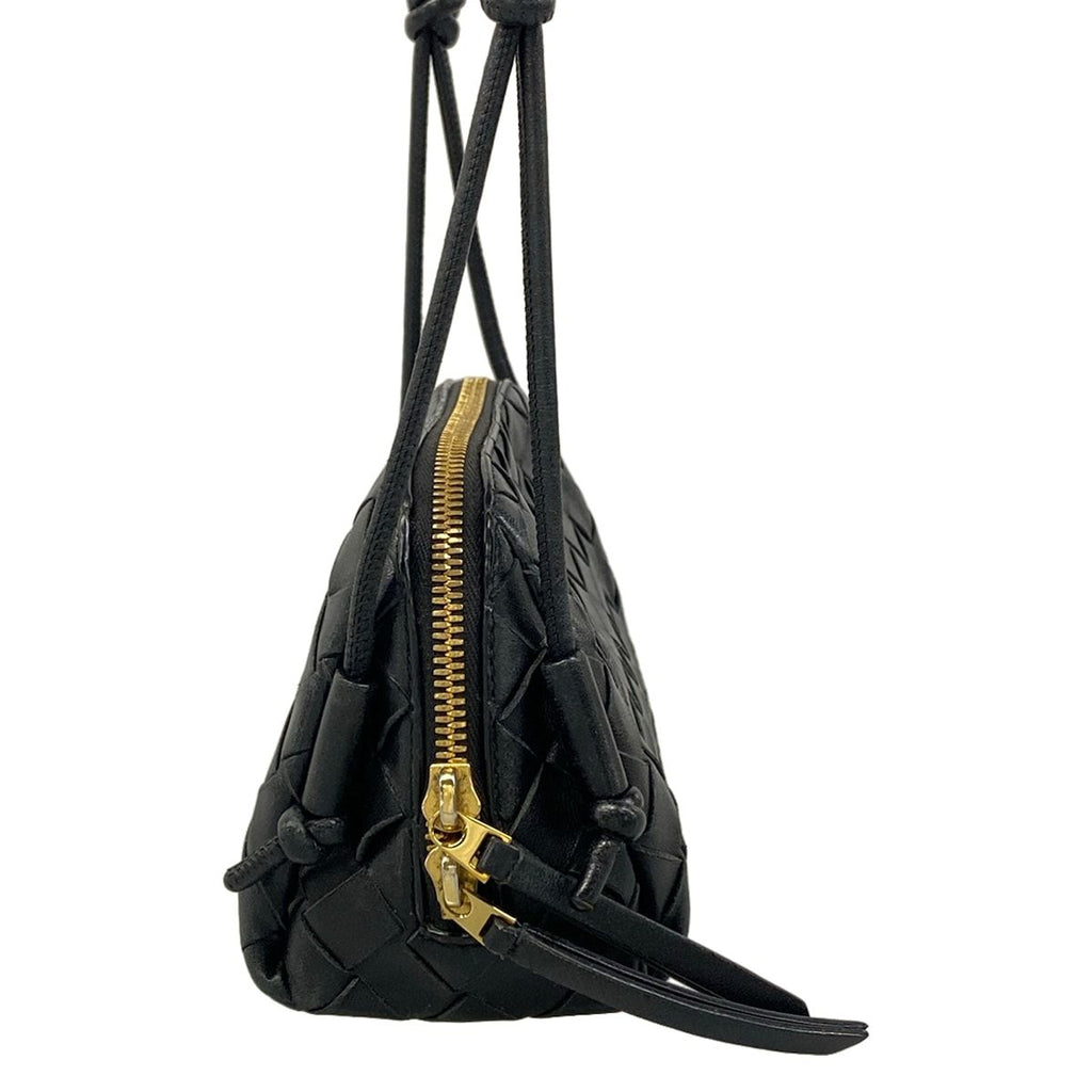 Bottega Veneta Shoulder Bag Mini Loop Black Leather — view 2