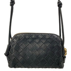 Bottega Veneta Shoulder Bag Mini Loop Black Leather — view 3