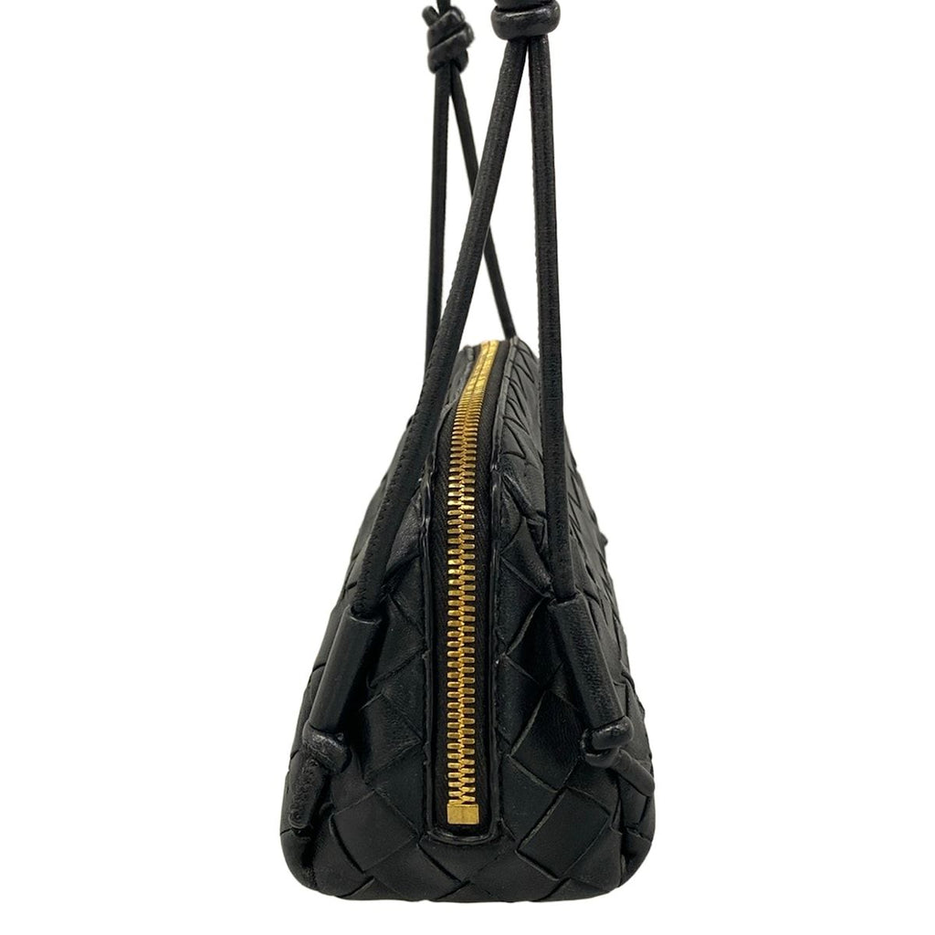 Bottega Veneta Shoulder Bag Mini Loop Black Leather — view 4
