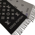 Louis Vuitton Scarf All About Monogram Noir Wool — view 4