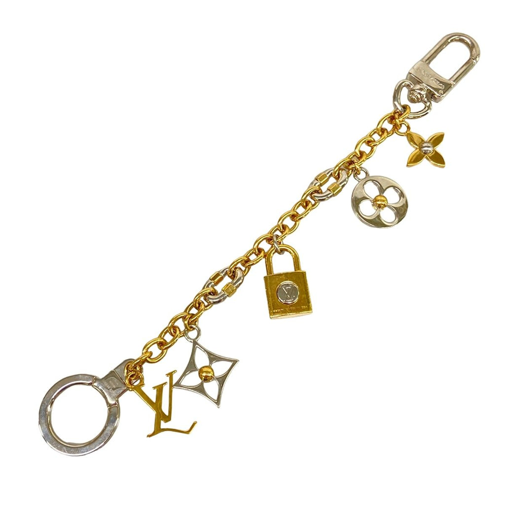 Louis Vuitton Key Holder Gold Silver Keychain