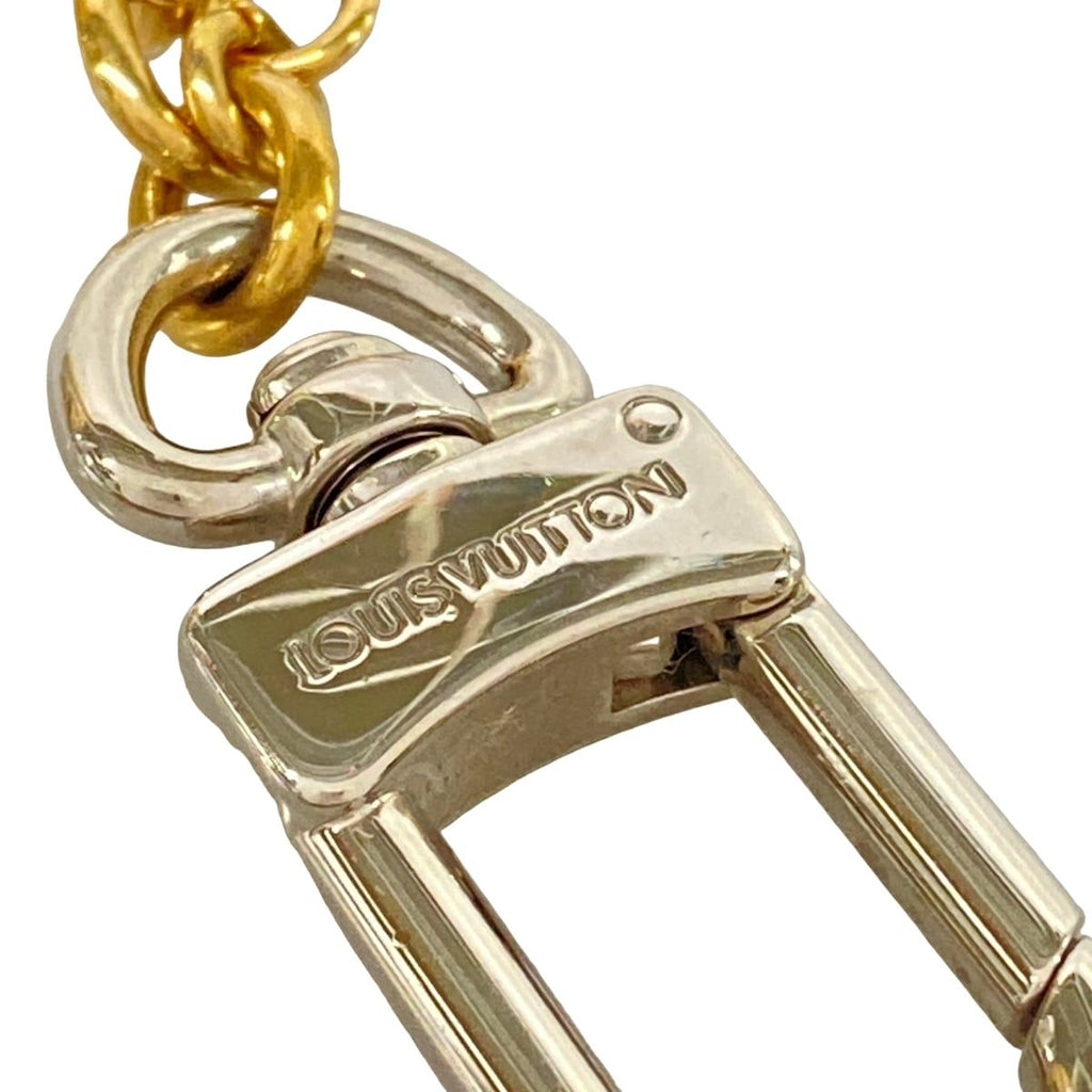 Louis Vuitton Key Holder Gold Silver Keychain — view 3