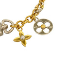 Louis Vuitton Key Holder Gold Silver Keychain — view 5