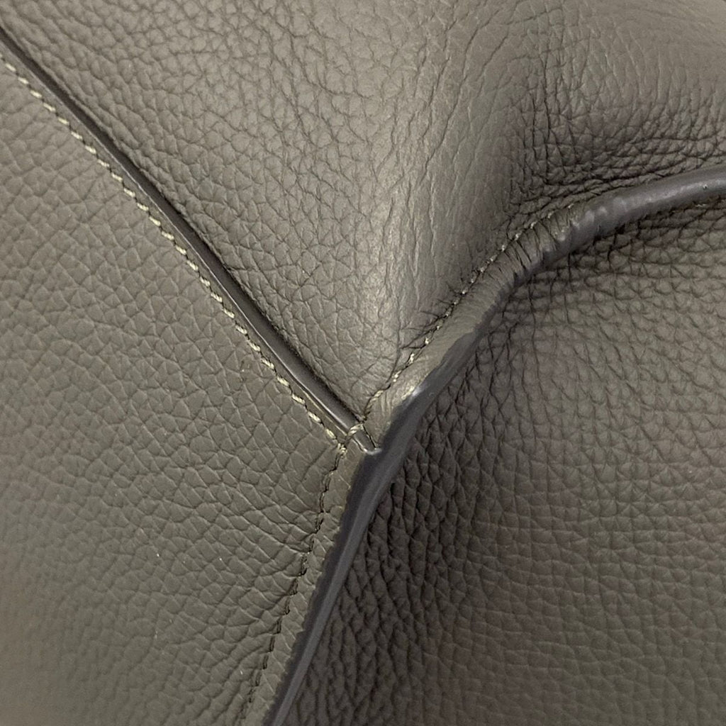 Celine Shoulder Bag Big Small with Long Strap Gray 2-Way — view 6
