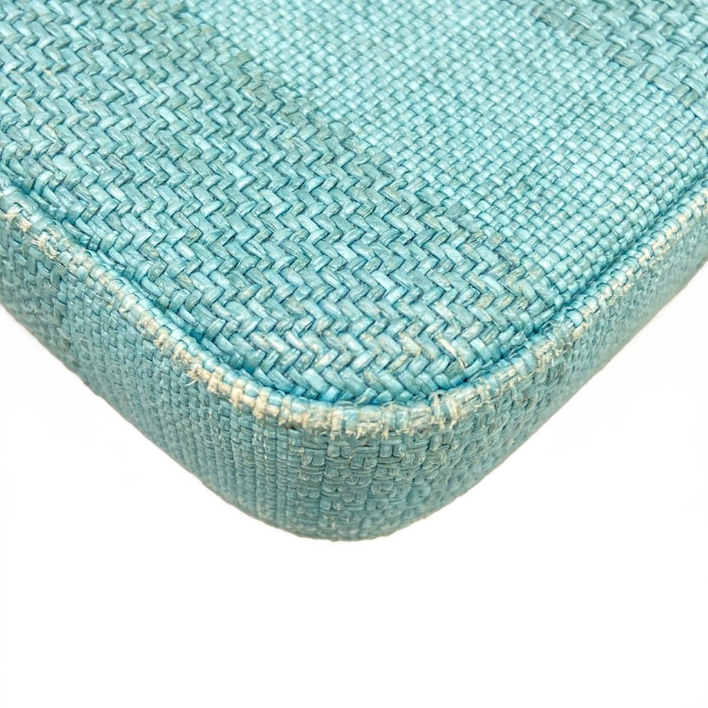 Chanel Wallet Deauville Line Light Blue Chain Gold Shoulder Bag — view 7