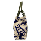 Hermes Tote Pict de Plage Ivory Navy Orange Beach 2-Way Cotton — view 2