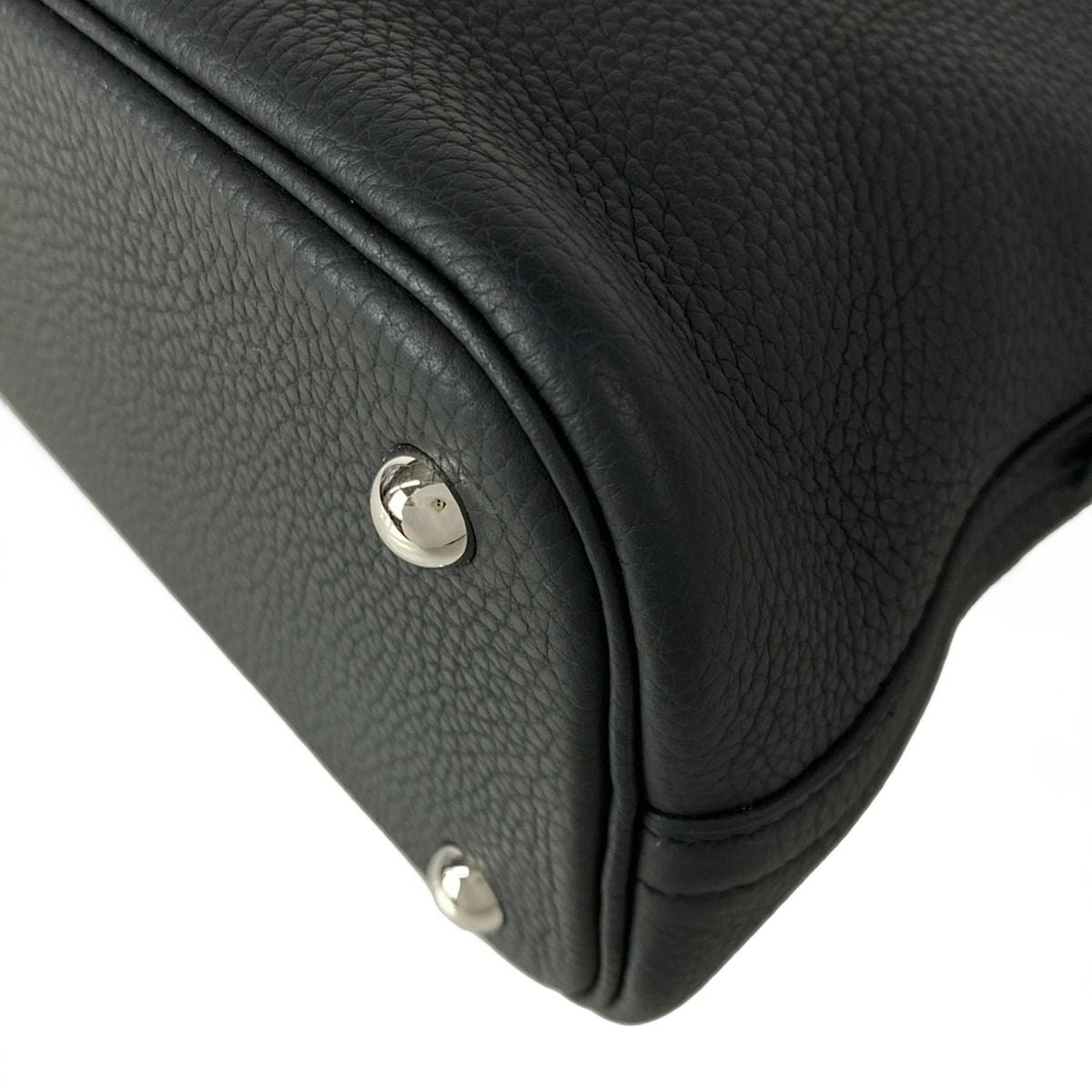 Hermes Handbag Bolide 31 Black Silver — view 8