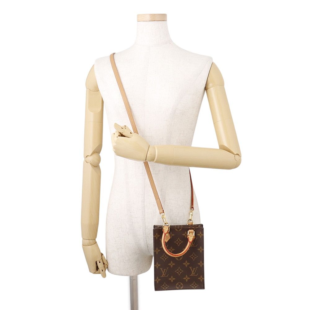 Louis Vuitton Petite Sac Plat Monogram Mini Bag 2-Way — view 6