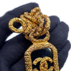 Chanel Bracelet CC Logo Lava Motif 93A — view 6
