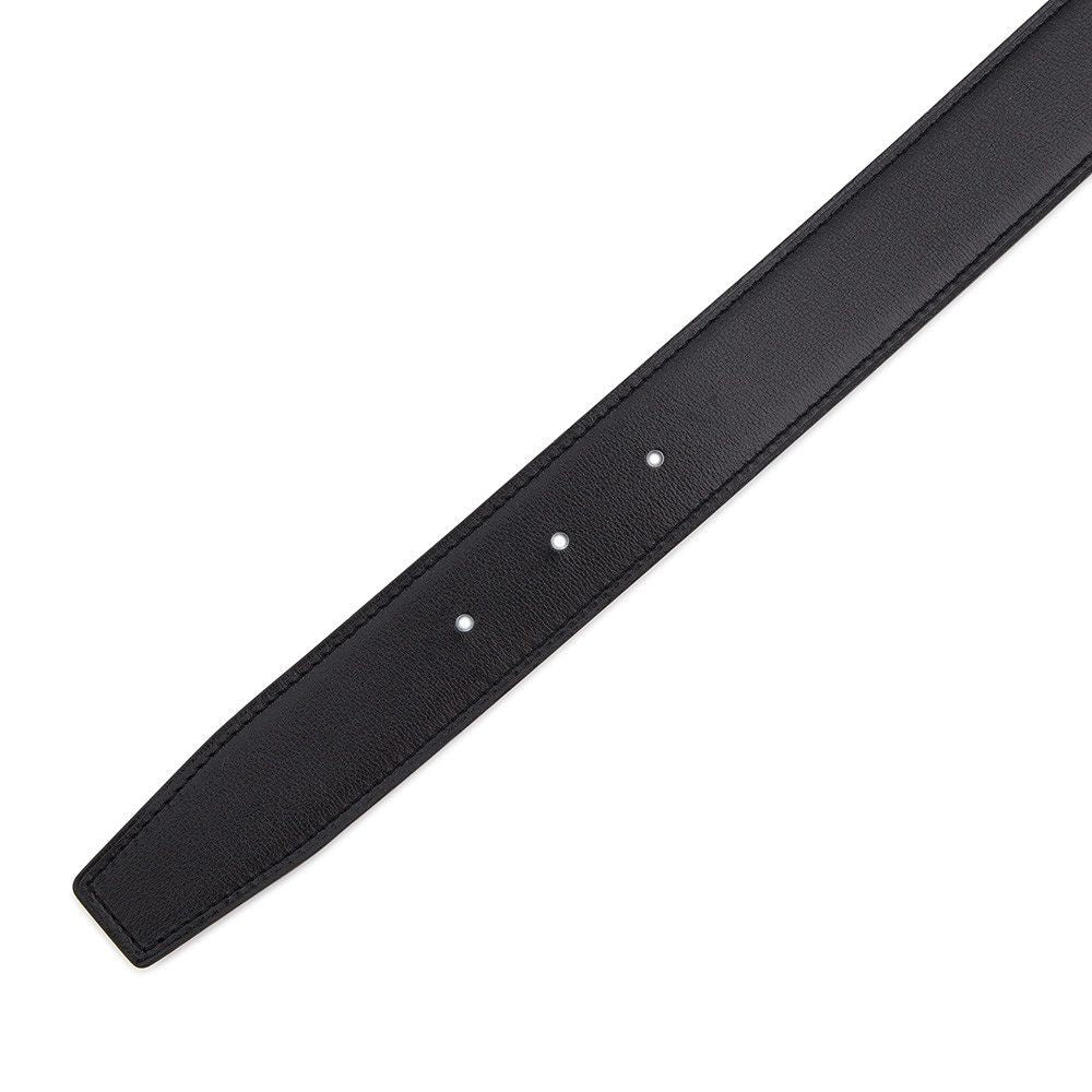 Hermes Belt Yachting Chaine D'ancre Black Bleu Nuit Silver Swift Togo — view 6