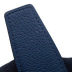 Hermes Belt Yachting Chaine D'ancre Black Bleu Nuit Silver Swift Togo — view 8