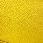 Hermes Handbag Picotin Lock PM Jaune Ambre Silver Taurillon Clemence — view 8