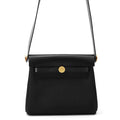 Hermes Shoulder Bag Herbag Zip Mini Black Gold Toile Hunter