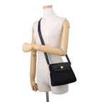 Hermes Shoulder Bag Herbag Zip Mini Black Gold Toile Hunter — view 4