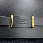 Hermes Shoulder Bag Herbag Zip Mini Black Gold Toile Hunter — view 6
