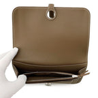 Hermes Wallet Dogon GM Duo Etoupe Silver Togo — view 6