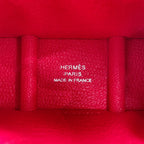 Hermes Bag Charm Bolide on Wheels Rose Vert Vertigo Silver Chevre Mysore — view 7