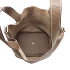 Hermes Handbag Picotin Lock PM Etoupe Silver Taurillon Clemence — view 5