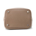Hermes Handbag Picotin Lock PM Etoupe Silver Taurillon Clemence — view 3