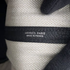 Hermes Tote Garden Party TPM Black Silver Togo — view 6