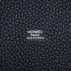 Hermes Handbag Picotin Lock MM Canvas Silver Taurillon Clemence — view 6