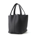 Hermes Handbag Picotin Lock MM Canvas Silver Taurillon Clemence — view 2