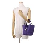 Hermes Handbag Picotin Lock PM Purple Silver Taurillon Clemence — view 4