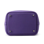 Hermes Handbag Picotin Lock PM Purple Silver Taurillon Clemence — view 3