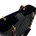 Chanel Tote Quilted CC Logo Black — view 6