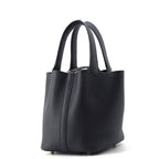 Hermes Handbag Picotin Lock PM Canvas Gold Taurillon Clemence Tote — view 2