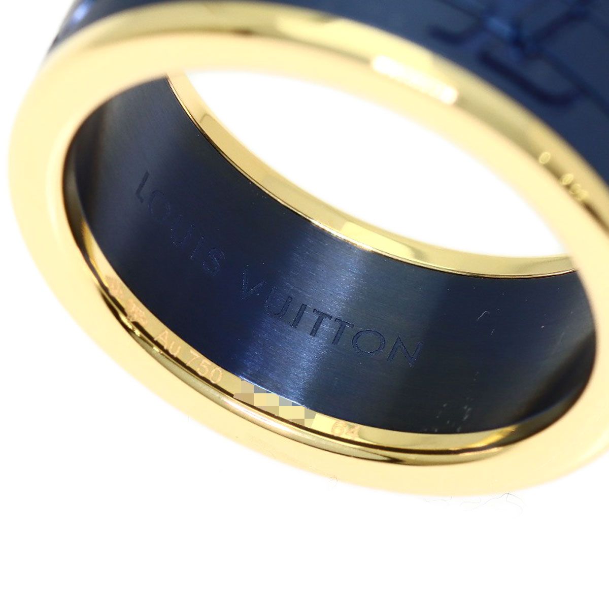 Louis Vuitton Puzzle Ring les Gaston 64 18k Yellow Gold Titanium — view 5
