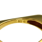 Celine Square Diamond Ring 18k Yellow Gold — view 6