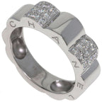 Chanel Pro Field Camellia Diamond 52 Ring 18K White Gold